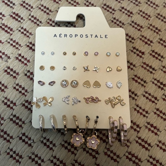 Aeropostale 20 Earrings Pack NWT - Picture 1 of 3